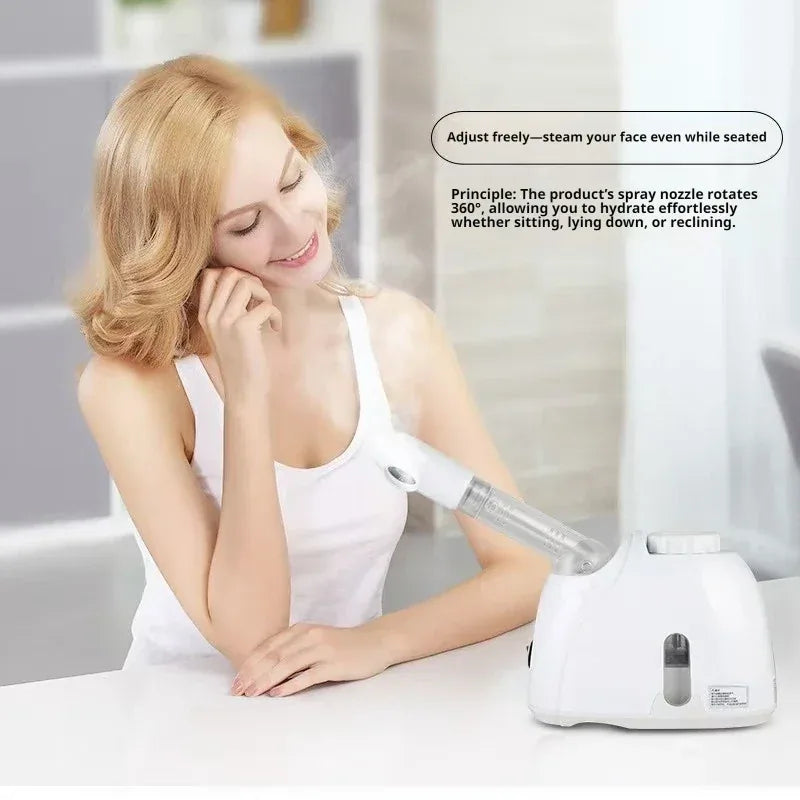 360° Rotatable Hot Mist Facial Steamer